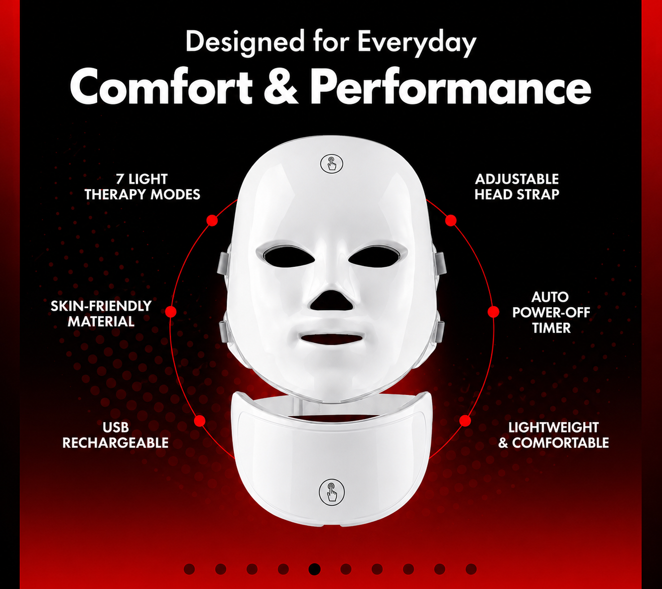 Dovira Pro LED Face & Neck Mask